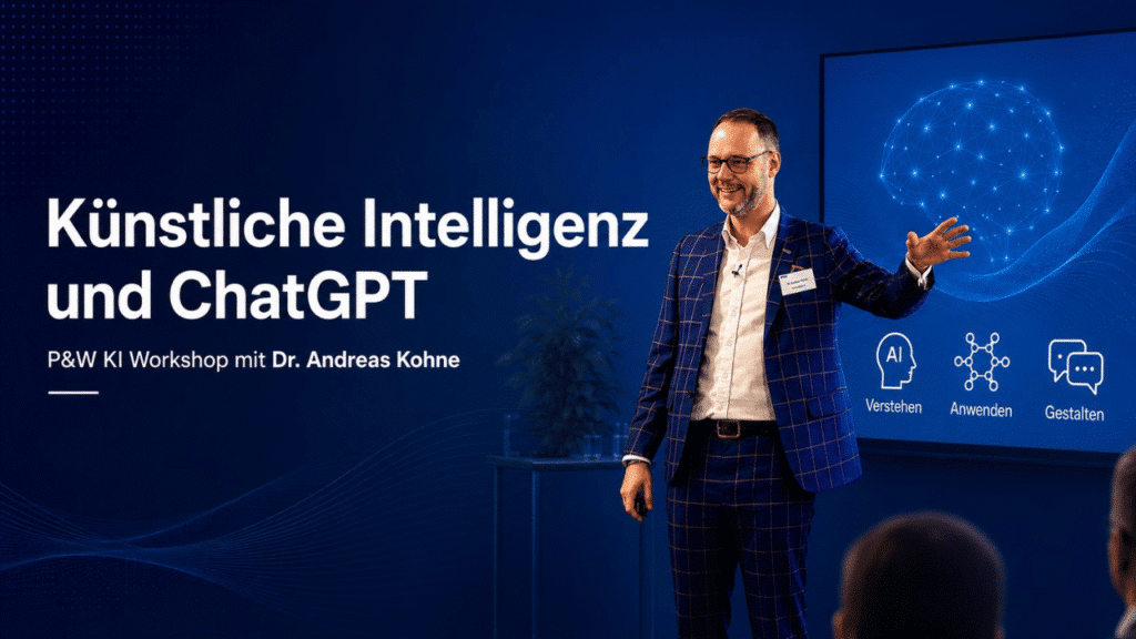 Künstliche Intelligenz und ChatGPT – KI Workshop mit KI Führerschein