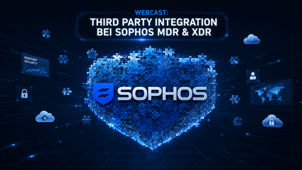 Webcast: Third Party Integration bei Sophos MDR & XDR